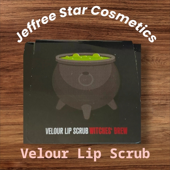 Jeffree Star Cosmetics Velour Lip Scrub in Witches Brew Lipstick Prep NIB 1 oz. - Picture 2 of 6